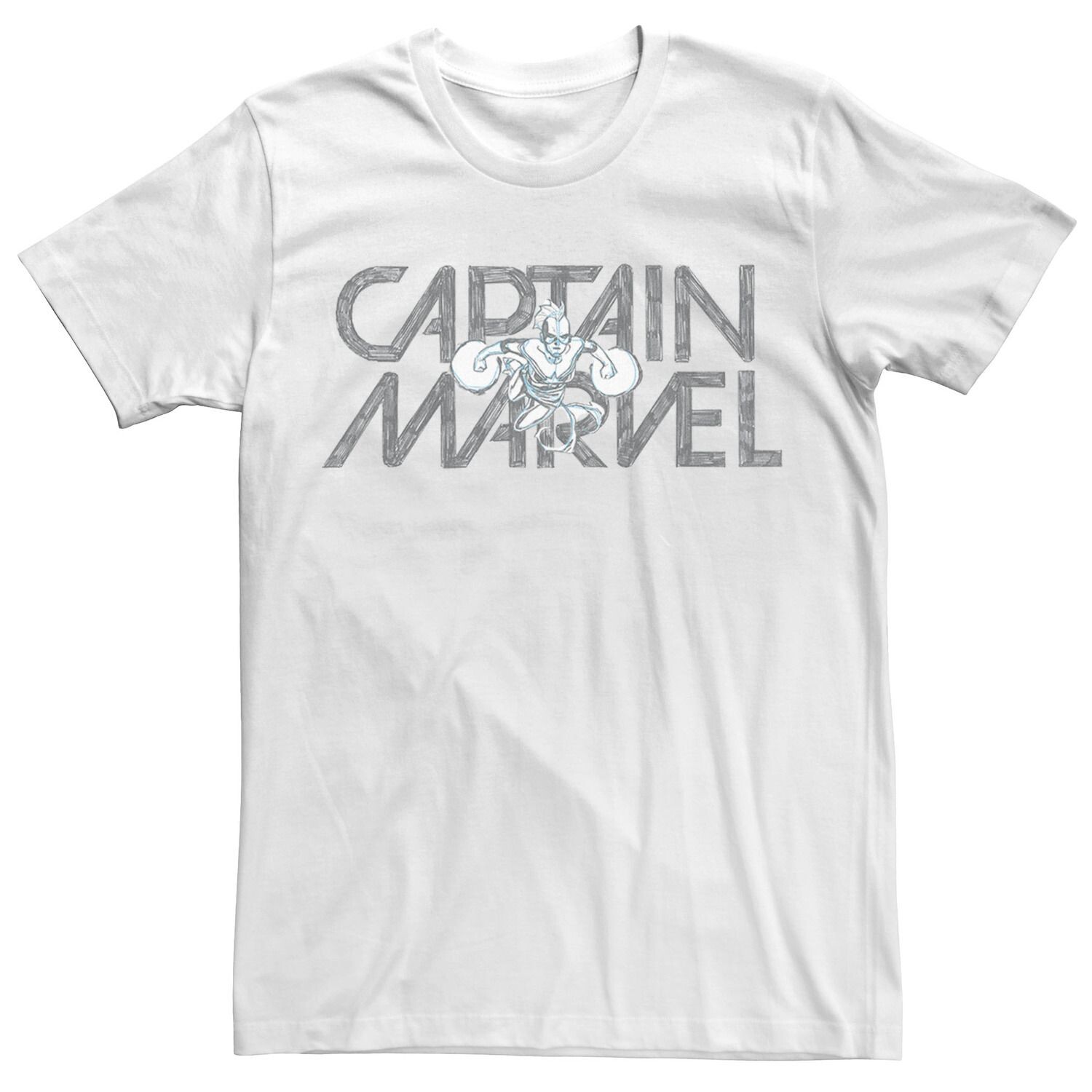 Мужская футболка с графическим рисунком и текстовым плакатом «Капитан летающий эскиз» Marvel
Мужская футболка с графическим рисунком и текстовым плакатом «Капитан летающий эскиз» Marvel