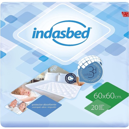 Indasbed Sal Camas 60x60 20шт Indasec
Indasbed Sal Camas 60x60 20шт Indasec