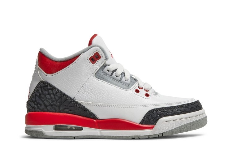 Кроссовки Air Jordan 3 Retro GS 'Fire Red' 2013, белый
Кроссовки Air Jordan 3 Retro GS 'Fire Red' 2013, белый