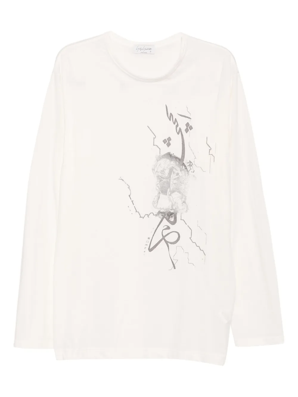 Футболка с графичным принтом Yohji Yamamoto, белый
Футболка с графичным принтом Yohji Yamamoto, белый
