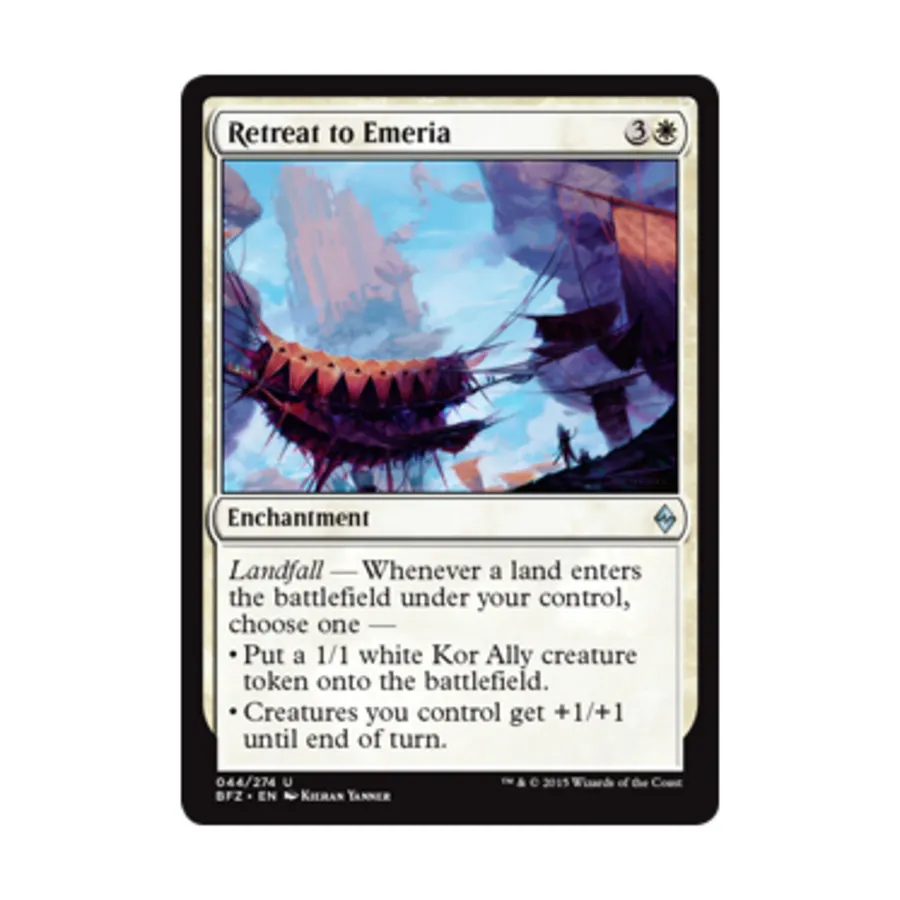 CCG Отступление в Эмерию (U), MTG - Battle for Zendikar
CCG Отступление в Эмерию (U), MTG - Battle for Zendikar