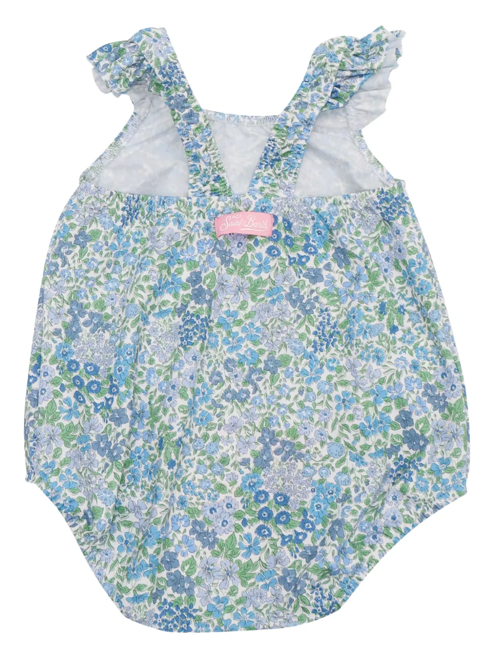 Купальник с цветочным принтом MC2 Saint Barth Kids, синий 
Купальник с цветочным принтом MC2 Saint Barth Kids, синий