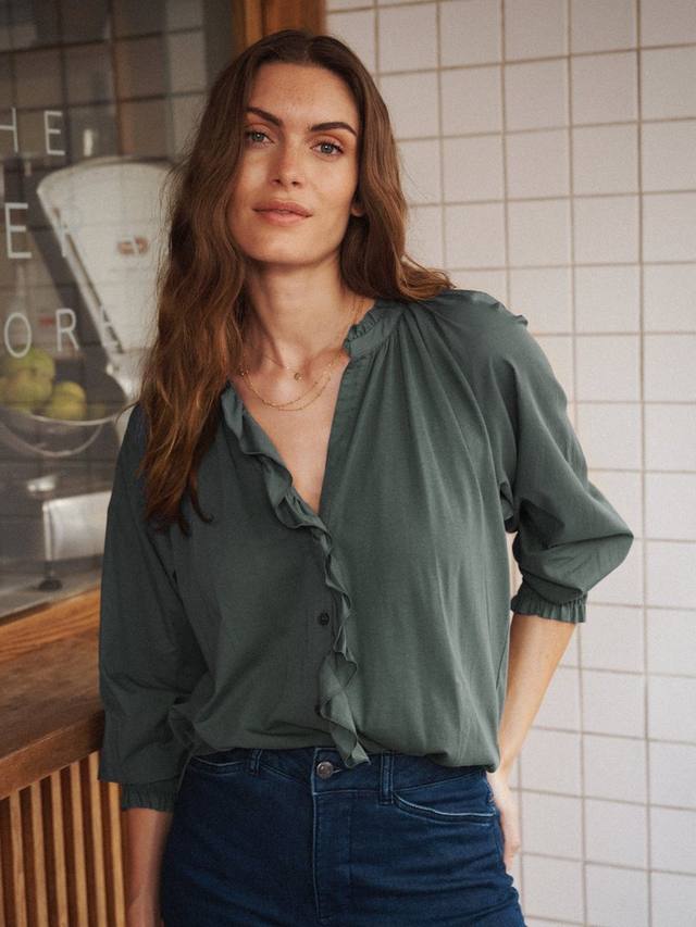 Рубашка Stevie с оборками NRBY, Khaki
Рубашка Stevie с оборками NRBY, Khaki