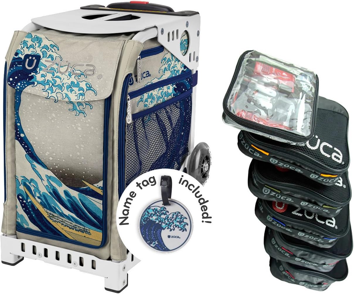 Спортивная сумка-вкладыш ZUCA Great Wave с белой рамкой и специальным набором из 5 упаковочных мешочков + косметичка
Спортивная сумка-вкладыш ZUCA Great Wave с белой рамкой и специальным набором из 5 упаковочных мешочков + косметичка