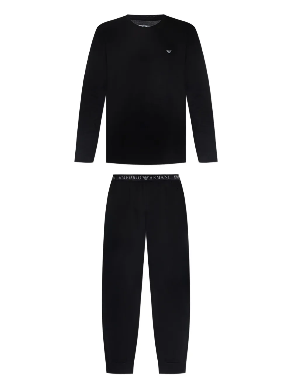 Пижамный комплект с логотипом орла (комплект из двух шт.) EMPORIO ARMANI, черный
Пижамный комплект с логотипом орла (комплект из двух шт.) EMPORIO ARMANI, черный