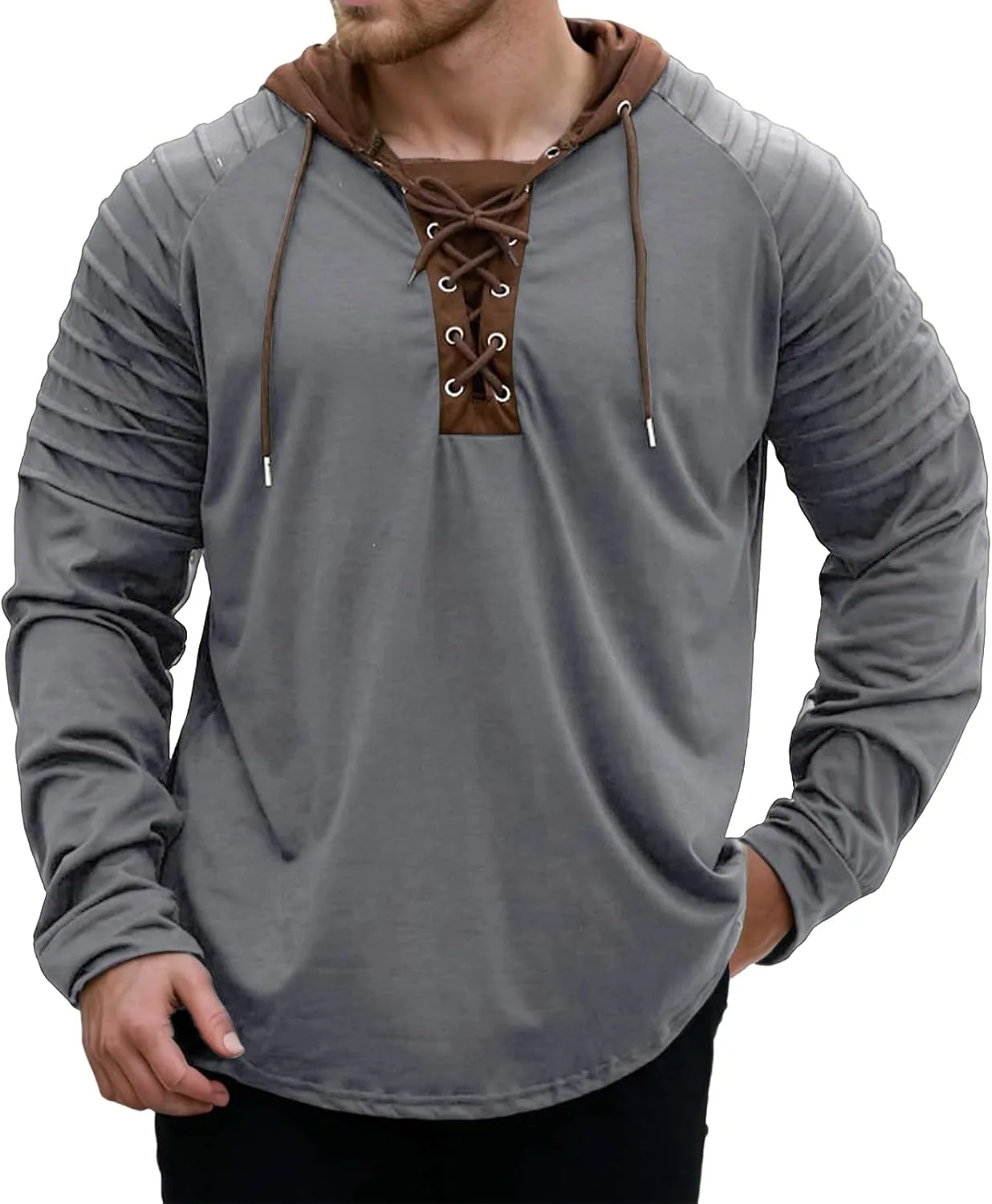 Tactical Hoodies для мужчин Color Block с длинными рукавами и шнуровкой Mmoneyake
Tactical Hoodies для мужчин Color Block с длинными рукавами и шнуровкой Mmoneyake