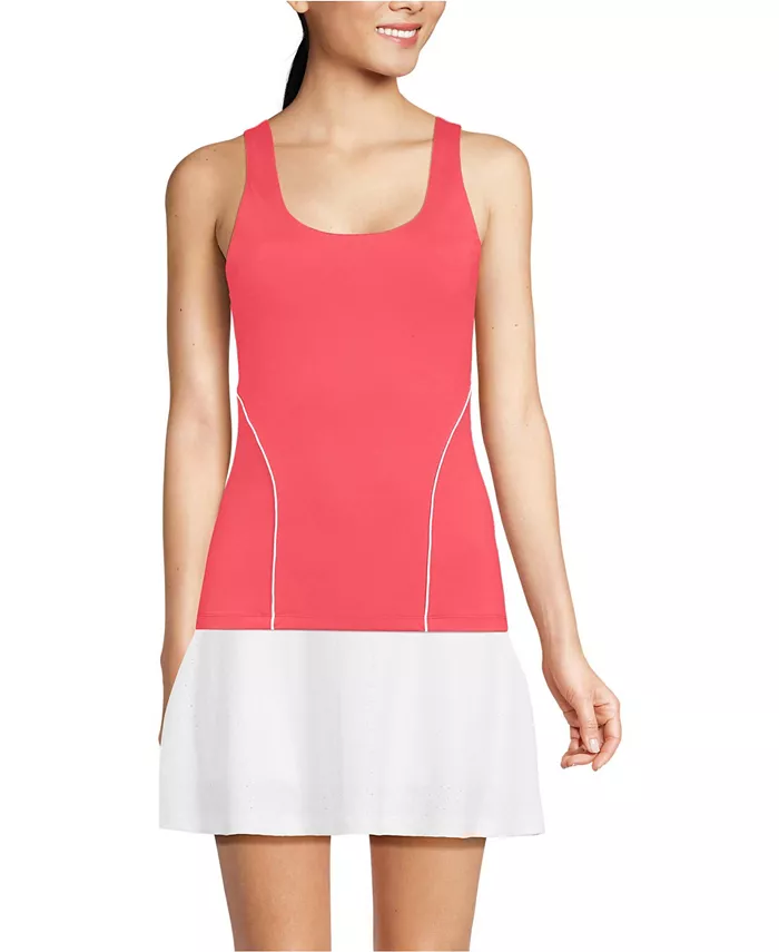 Женская спортивная майка с глубоким вырезом и высокой ударопрочностью Lands' End, оранжевый
Женская спортивная майка с глубоким вырезом и высокой ударопрочностью Lands' End, оранжевый