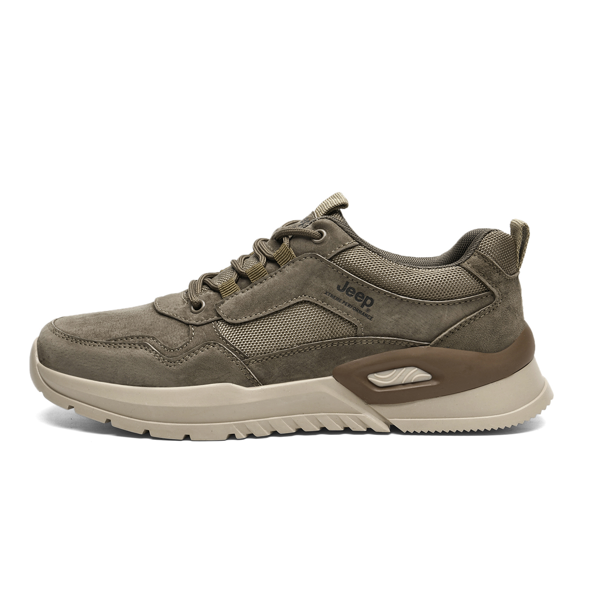 Jeep Дышащие низкие уличные туфли мужские коричневые хаки, цвет Khaki 
Jeep Дышащие низкие уличные туфли мужские коричневые хаки, цвет Khaki