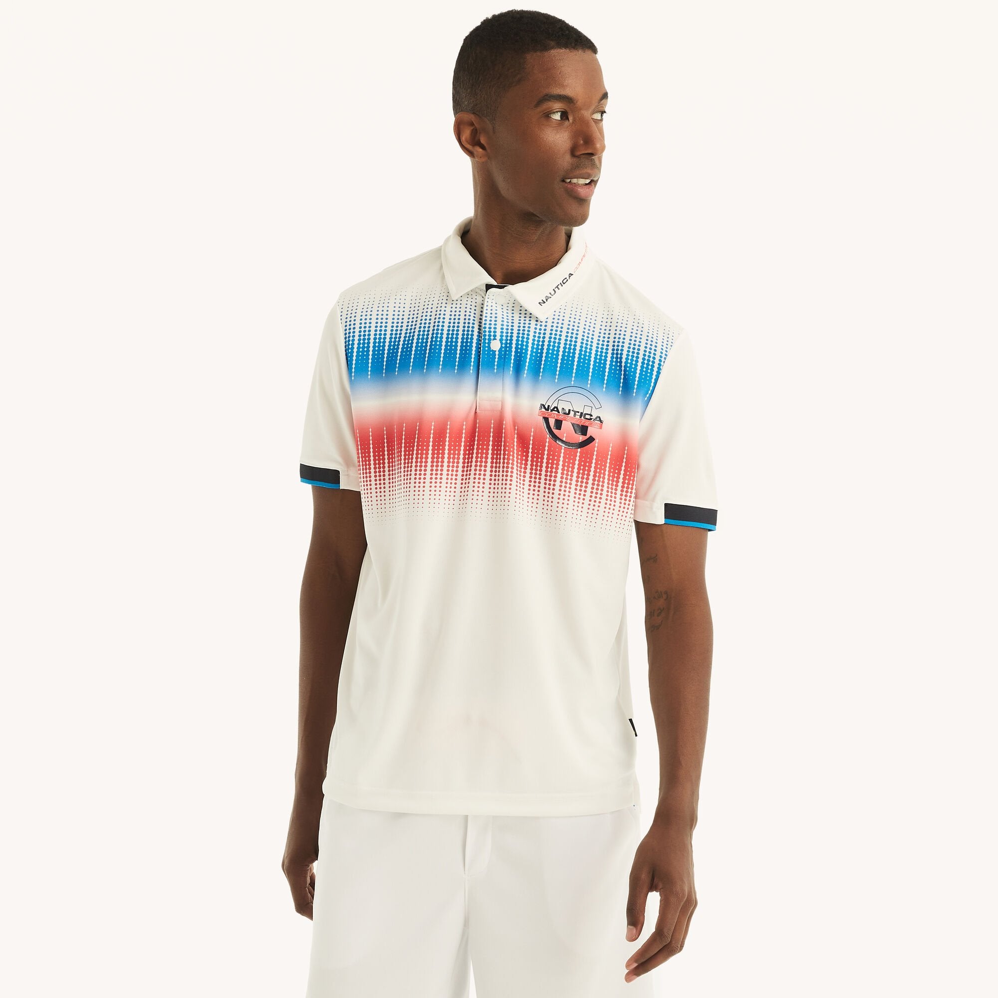 Мужская рубашка-поло Nautica Classic Fit, изготовленная из экологически чистых материалов, цвет bright white
Мужская рубашка-поло Nautica Classic Fit, изготовленная из экологически чистых материалов, цвет bright white