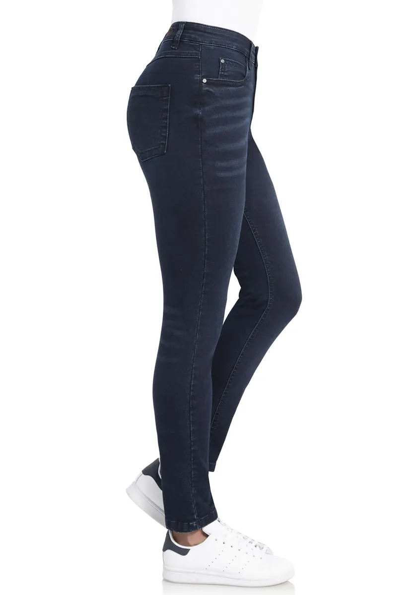 Джинсы Wonderjeans с завышенной талией "High Waist WH72", высокого кроя, слегка укороченные брючины, синий
Джинсы Wonderjeans с завышенной талией "High Waist WH72", высокого кроя, слегка укороченные брючины, синий