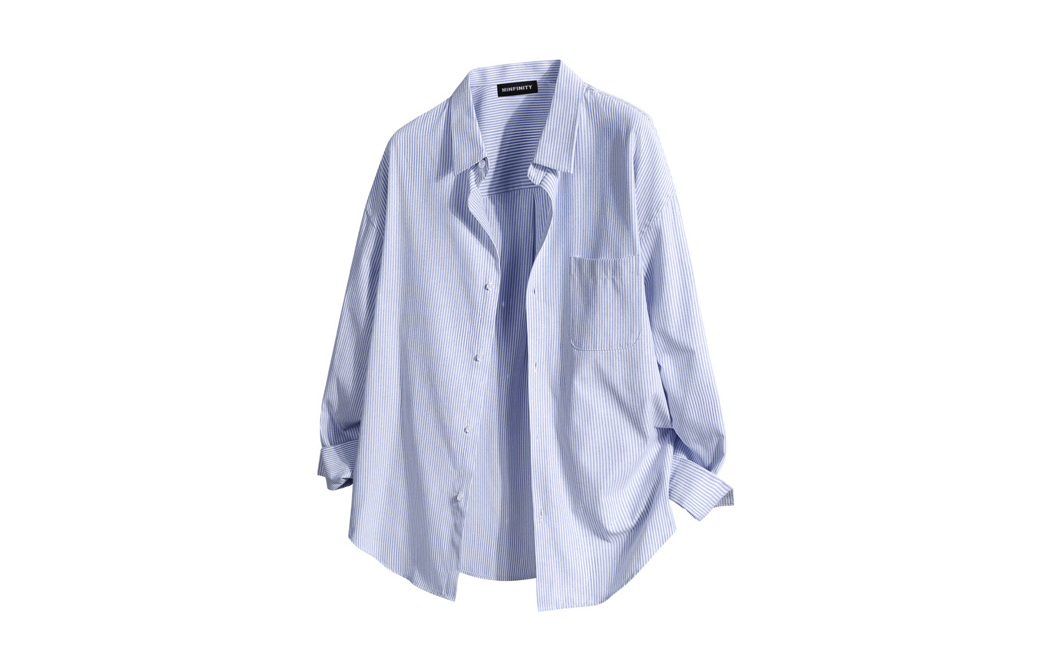 Рубашка унисекс Minfinity, Светло-синий
Рубашка унисекс Minfinity, Светло-синий