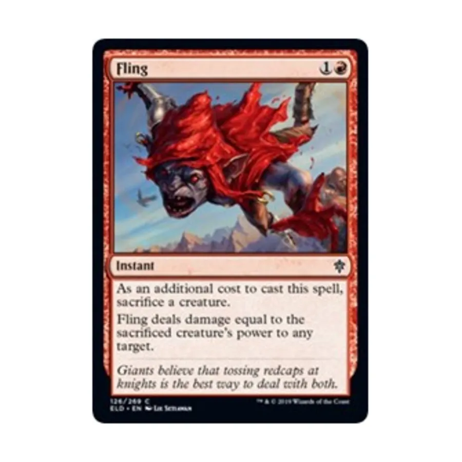 CCG Флинг (С), MTG - Throne of Eldraine
CCG Флинг (С), MTG - Throne of Eldraine