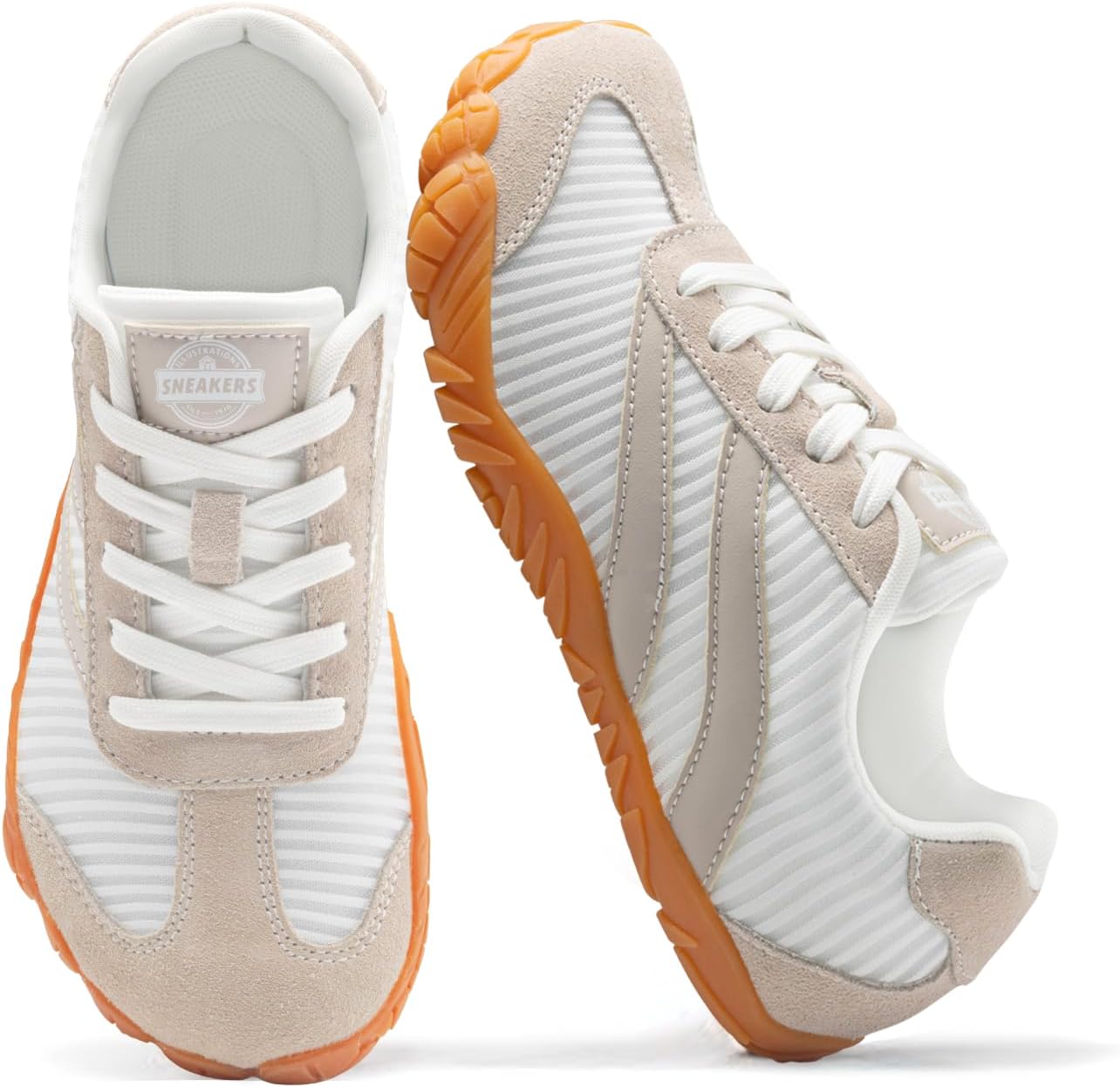 женские кроссовки для повседневной носки Barezoey, белый/бежевый
женские кроссовки для повседневной носки Barezoey, белый/бежевый