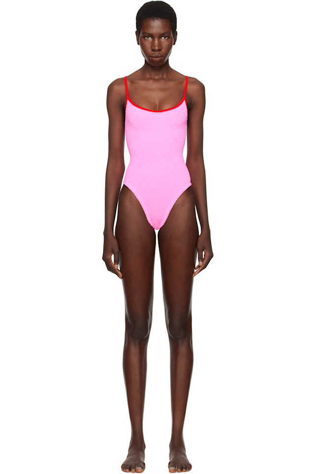 Купальник Pamela контрастный Hunza G, мультиколор 
Купальник Pamela контрастный Hunza G, мультиколор