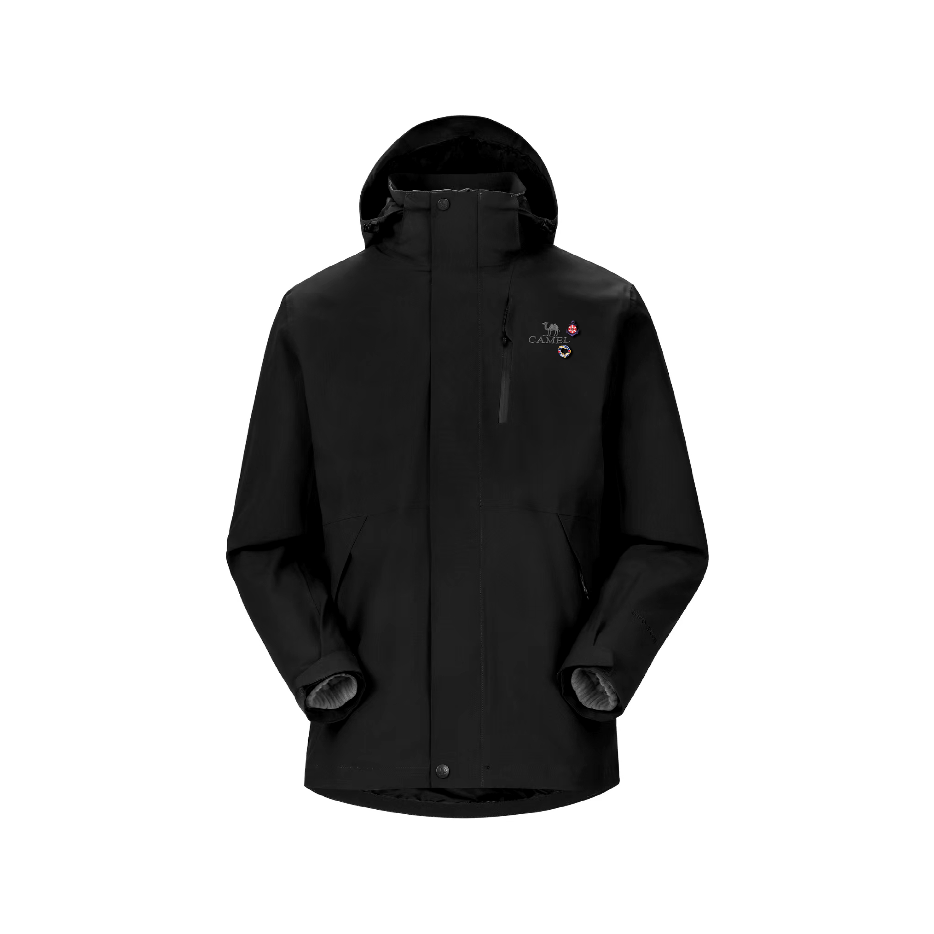 Ветровка All weather Waterproof, Windproof, Thermal, Water Repellent Unisex CAMEL, phantom черный
Ветровка All weather Waterproof, Windproof, Thermal, Water Repellent Unisex CAMEL, phantom черный