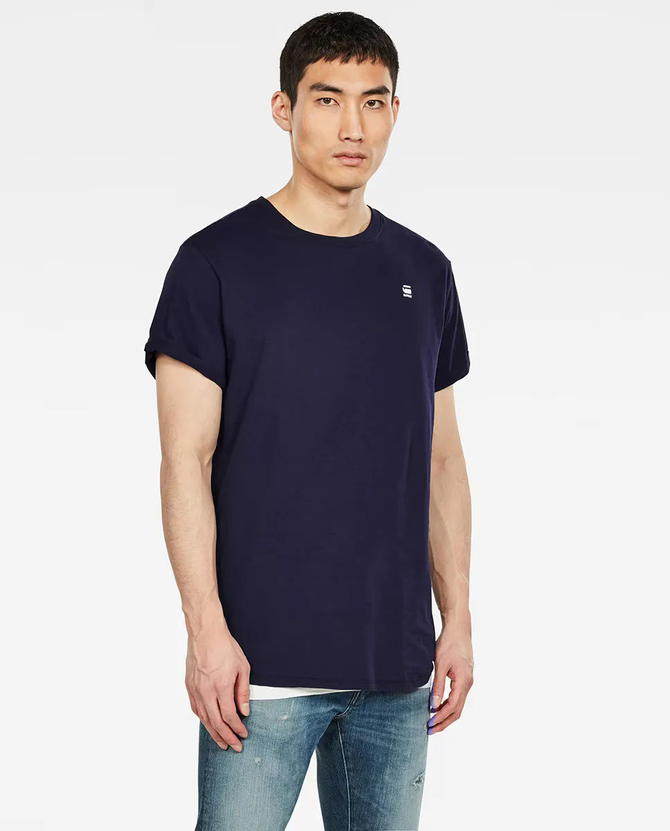 Мужская синяя футболка из органического хлопка с короткими рукавами G-Star Raw, синий
Мужская синяя футболка из органического хлопка с короткими рукавами G-Star Raw, синий