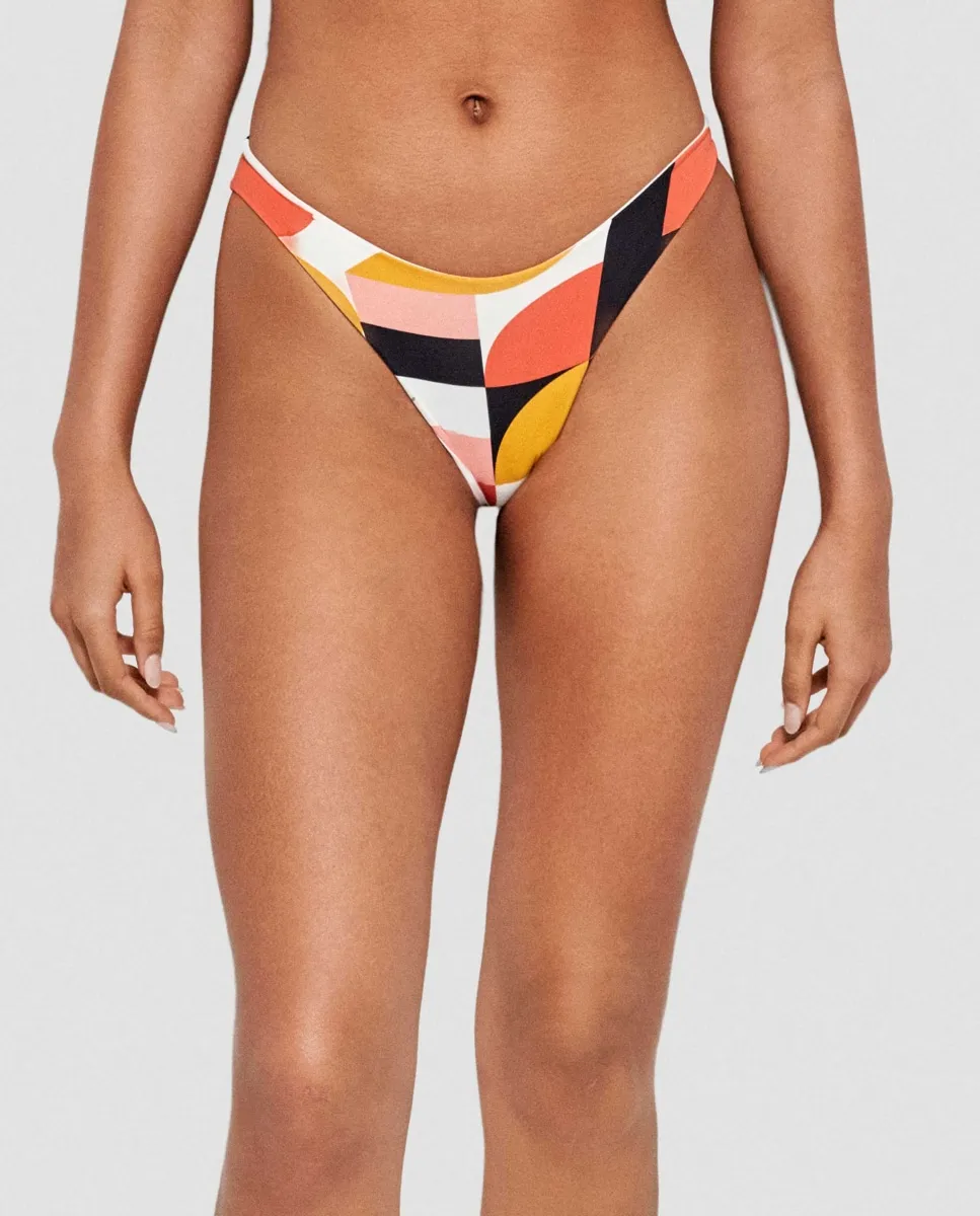 Плавки бразильского бикини с V-образным вырезом и геометрическим принтом Gisela, мультиколор
Плавки бразильского бикини с V-образным вырезом и геометрическим принтом Gisela, мультиколор