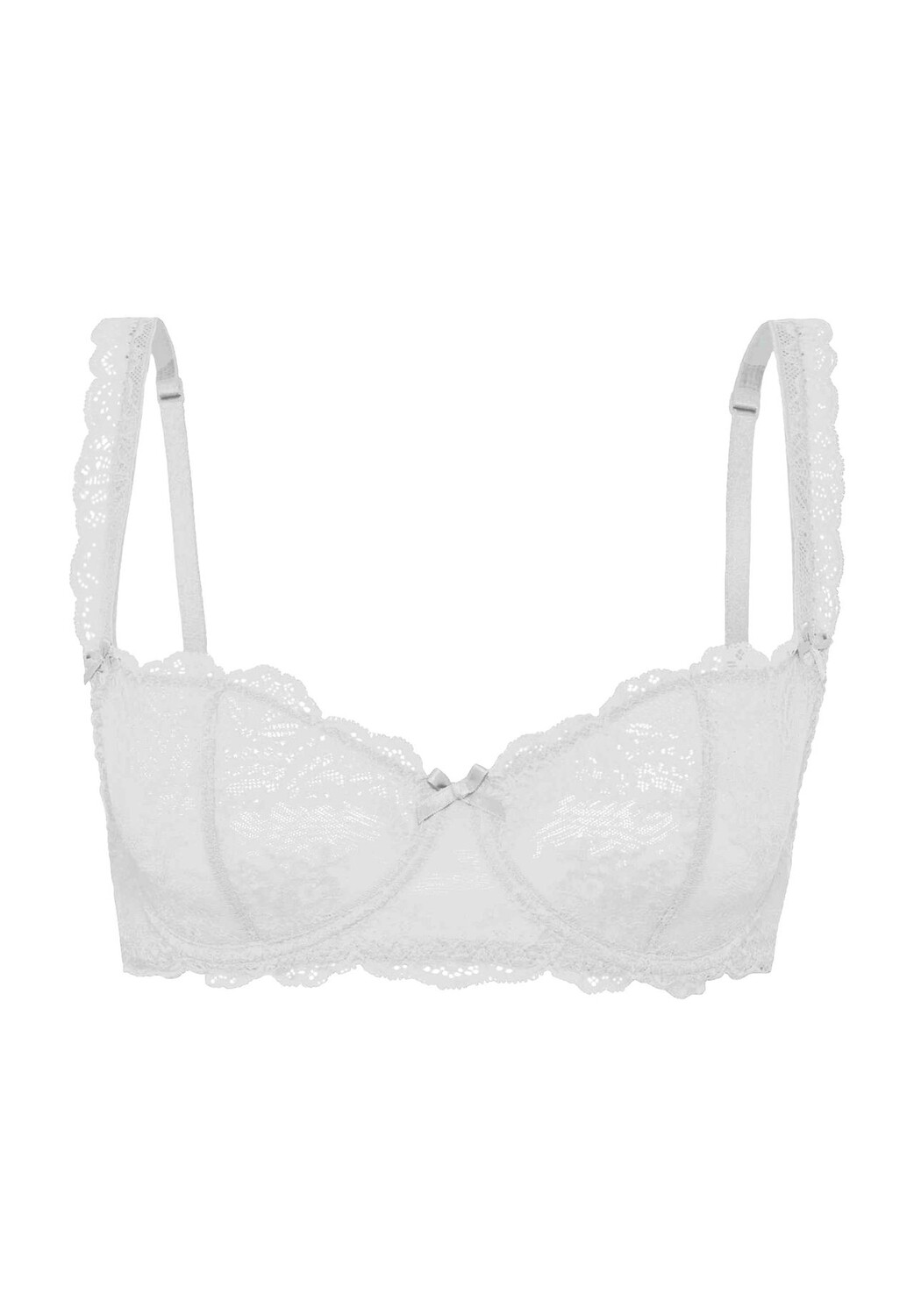 Женский кружевной бюстгальтер-балконет с бантом Aubade, белый
Женский кружевной бюстгальтер-балконет с бантом Aubade, белый