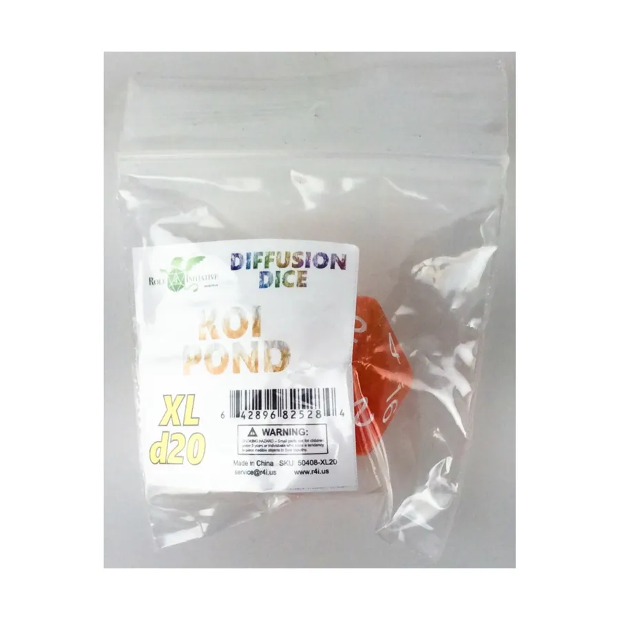 XL d20 — Пруд с карпами кои, Game Dice - XL d20's
XL d20 — Пруд с карпами кои, Game Dice - XL d20's