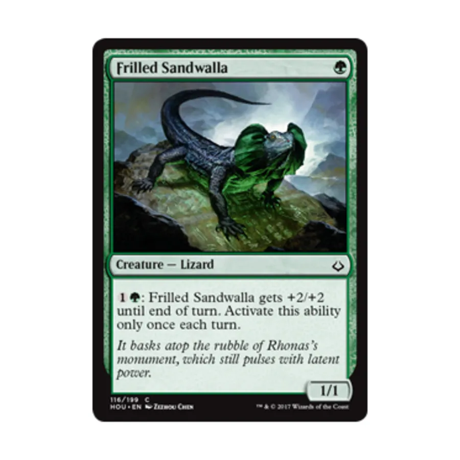 CCG Оборчатая сандвалла (C), MTG - Hour of Devastation
CCG Оборчатая сандвалла (C), MTG - Hour of Devastation