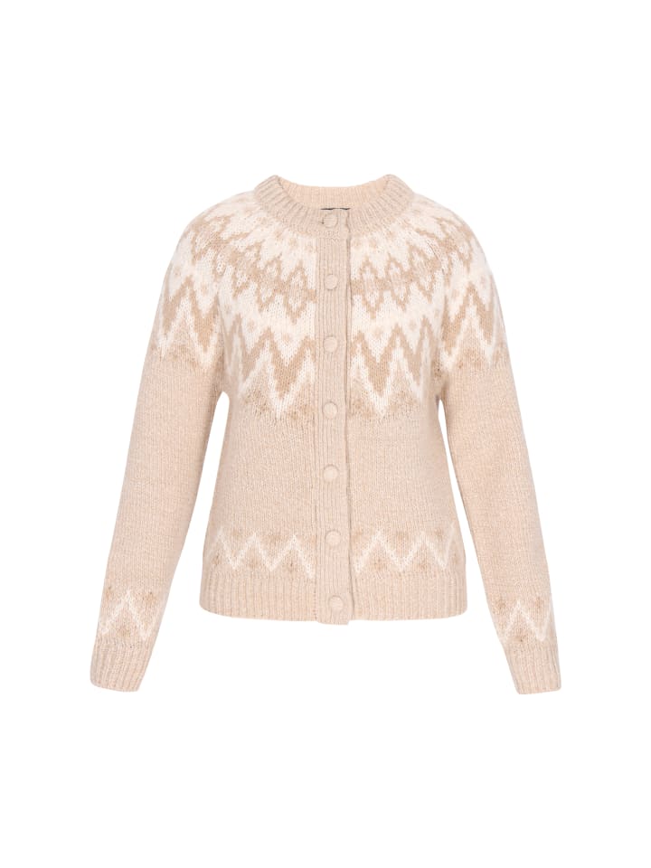 DreiMaster Женский кардиган бежевого цвета с разноцветными вставками
DreiMaster Женский кардиган бежевого цвета с разноцветными вставками