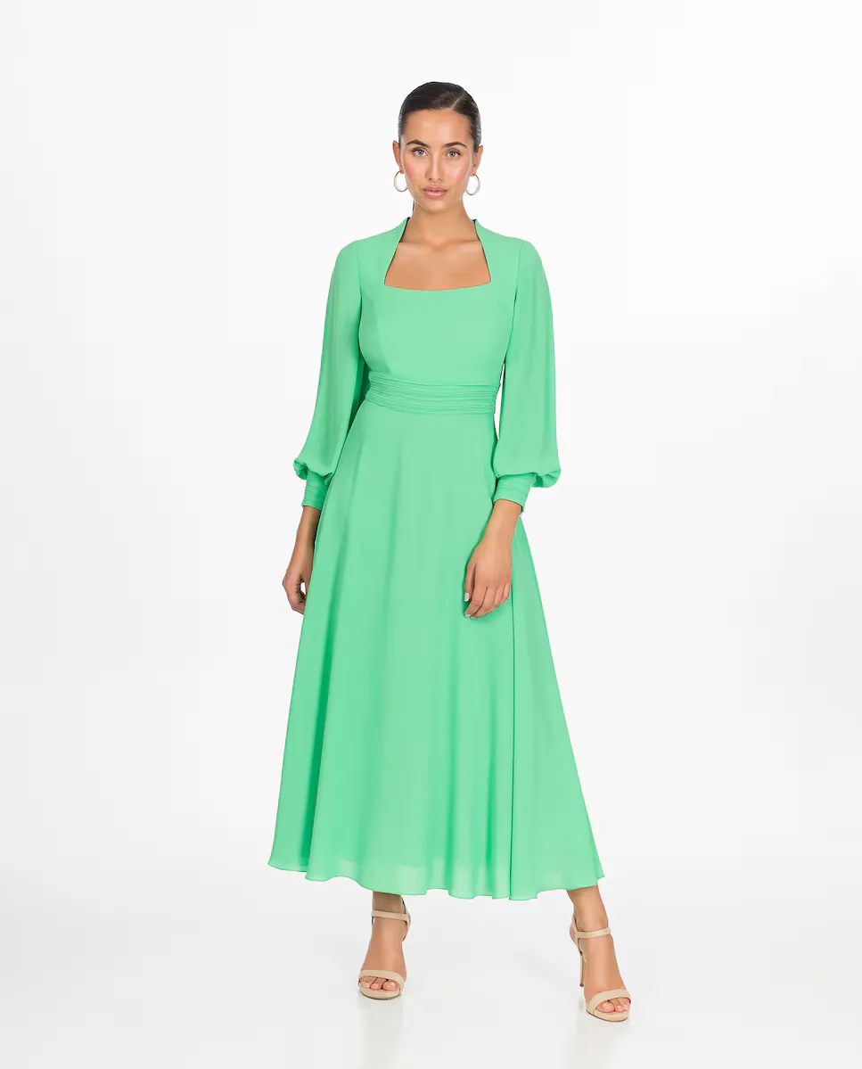 Платье миди с юбкой-накидкой Sonia Peña, зеленый
Платье миди с юбкой-накидкой Sonia Peña, зеленый