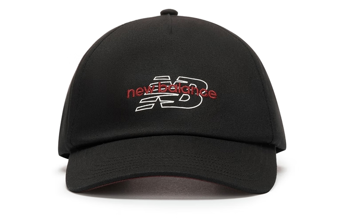 New Balance Бейсболка унисекс черная, Black 
New Balance Бейсболка унисекс черная, Black