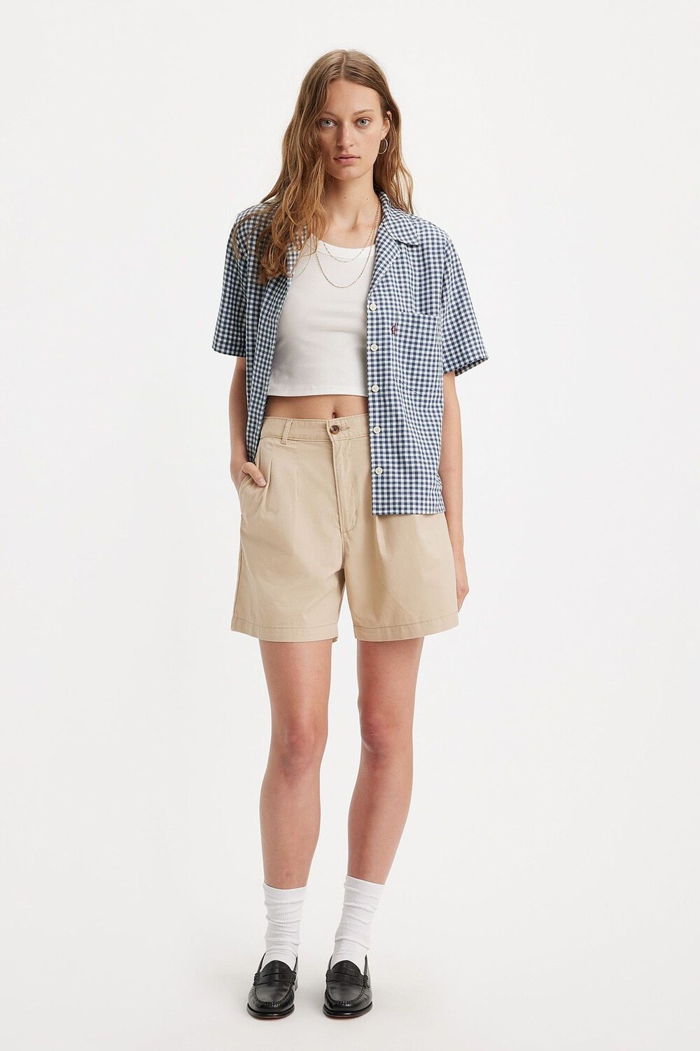 Плиссированные шорты приталенного кроя Levi'S, мультиколор
Плиссированные шорты приталенного кроя Levi'S, мультиколор