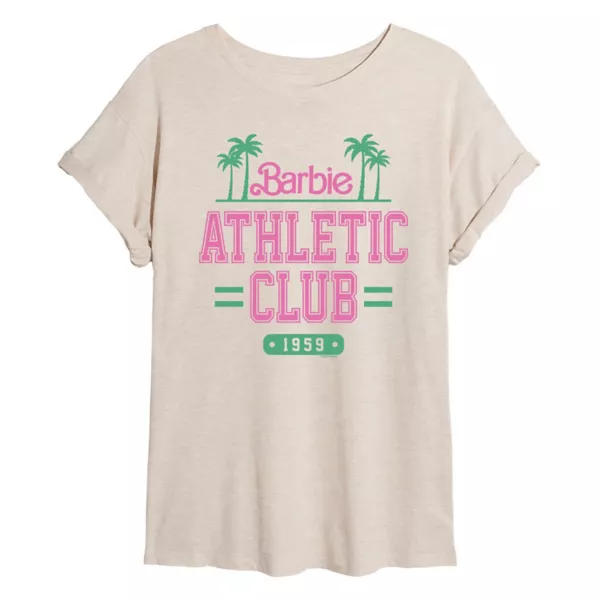 Футболка большого размера с графическим принтом молодежного спортивного клуба Barbie, бежевый
Футболка большого размера с графическим принтом молодежного спортивного клуба Barbie, бежевый