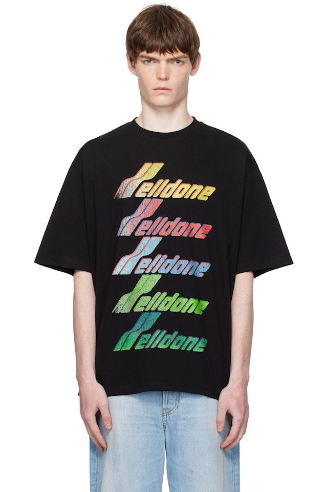 Футболка с разноцветным логотипом We11Done, черный
Футболка с разноцветным логотипом We11Done, черный