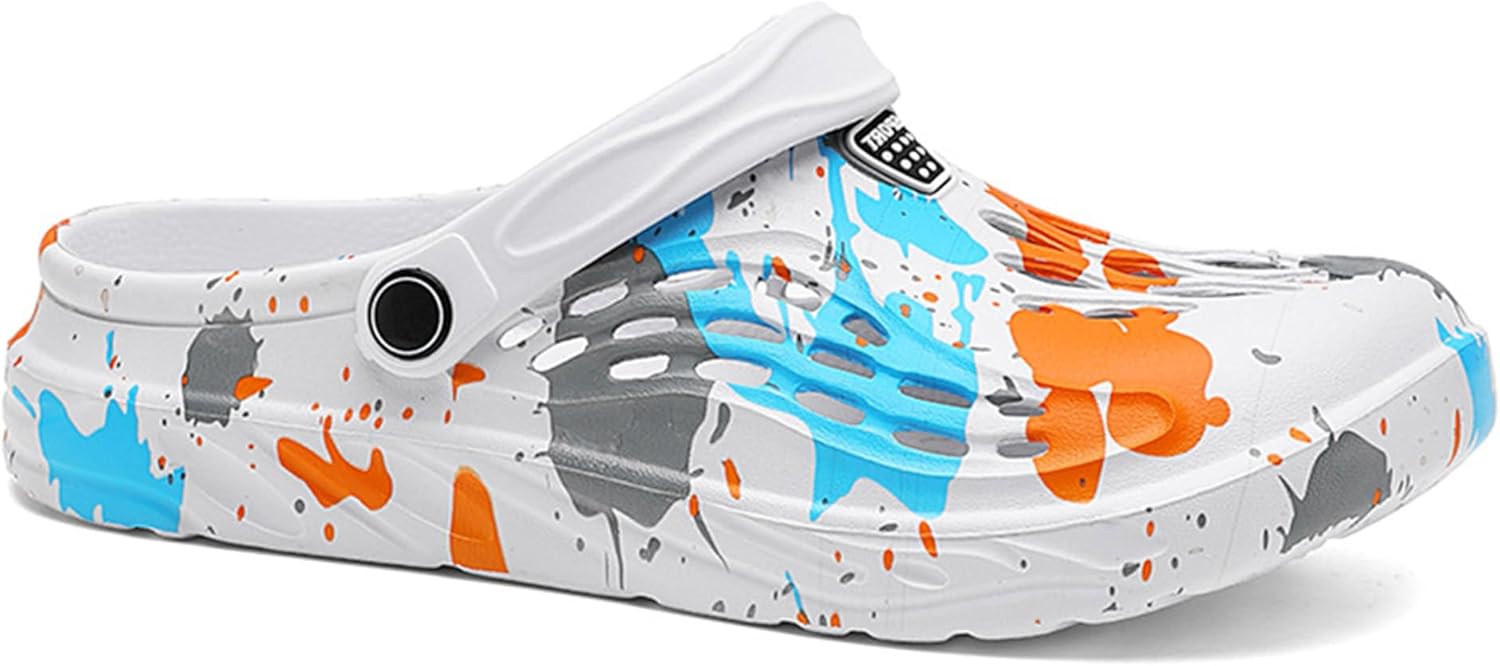 Мужские садовые сабо, спортивные сандалии, поддержка свода стопы, сабо без застежки, противоскользящие пляжные тапочки Generic, белый
Мужские садовые сабо, спортивные сандалии, поддержка свода стопы, сабо без застежки, противоскользящие пляжные тапочки Generic, белый