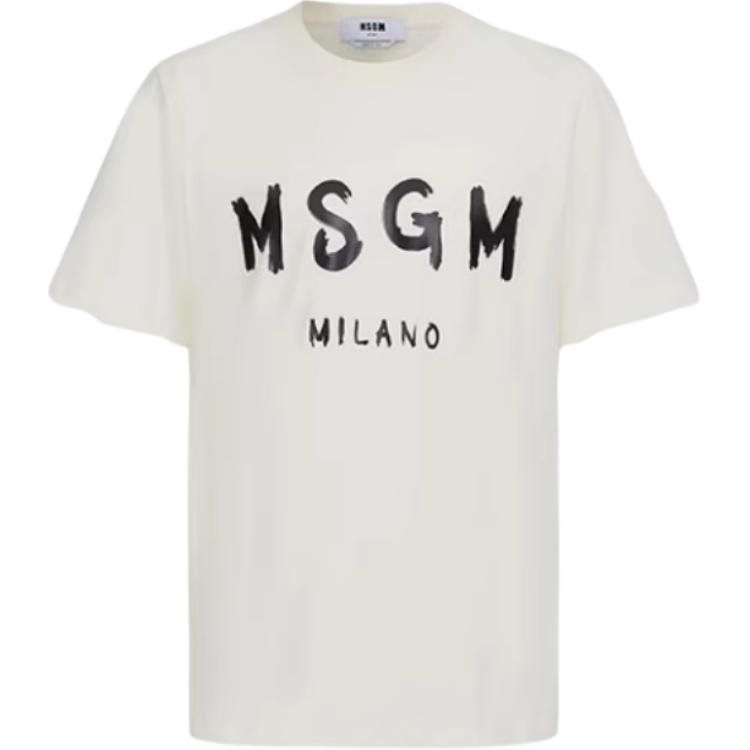 Футболка из хлопка с логотипом MSGM, слоновая кость, Бежевый, Футболка из хлопка с логотипом MSGM, слоновая кость
Футболка из хлопка с логотипом MSGM, слоновая кость, Бежевый, Футболка из хлопка с логотипом MSGM, слоновая кость