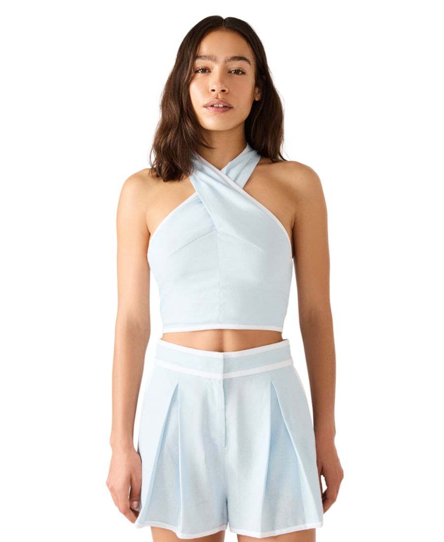 Женская майка без рукавов Winnie Steve Madden, Baby Blue/White Combination
Женская майка без рукавов Winnie Steve Madden, Baby Blue/White Combination