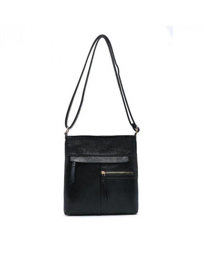 Сумка-мессенджер с тройными карманами на молнии/сумка через плечо JFY, черный
Сумка-мессенджер с тройными карманами на молнии/сумка через плечо JFY, черный