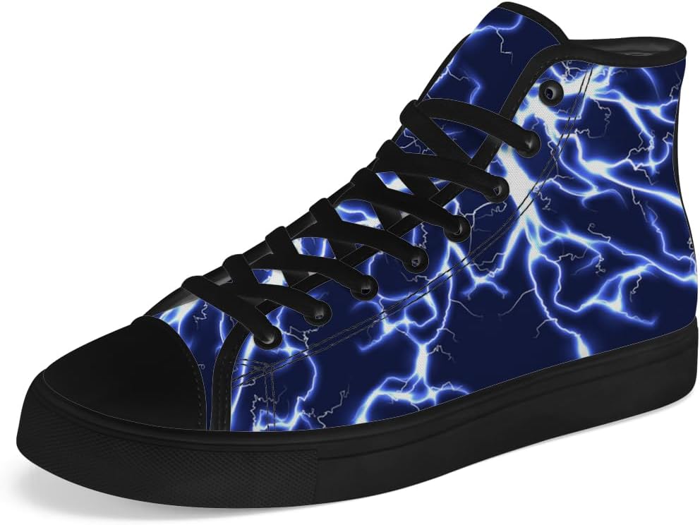 Высокие кеды Lightning из канвы, высокие кроссовки на шнуровке, повседневная обувь для мужчин и женщин Chebing, синий
Высокие кеды Lightning из канвы, высокие кроссовки на шнуровке, повседневная обувь для мужчин и женщин Chebing, синий
