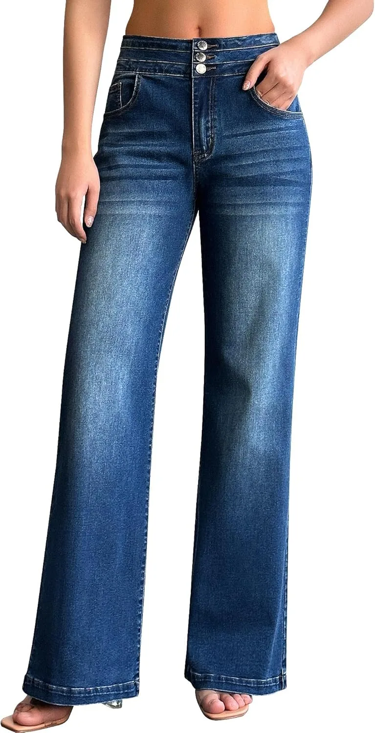 Roswear женские джинсы широкие клеш casual высокая посадка stretch
Roswear женские джинсы широкие клеш casual высокая посадка stretch