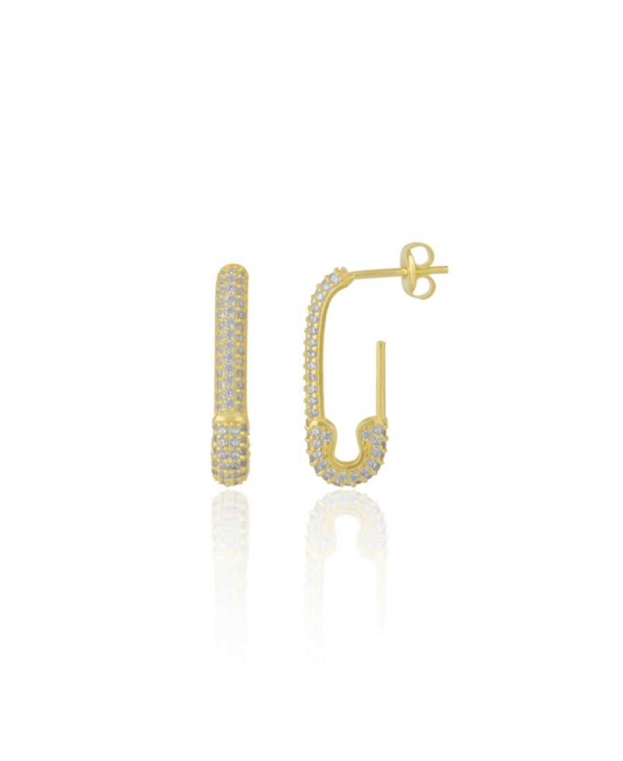 Женские серьги-гвоздики с инкрустацией драгоценными камнями, выполненные из стерлингового серебра Spero London, Gold
Женские серьги-гвоздики с инкрустацией драгоценными камнями, выполненные из стерлингового серебра Spero London, Gold