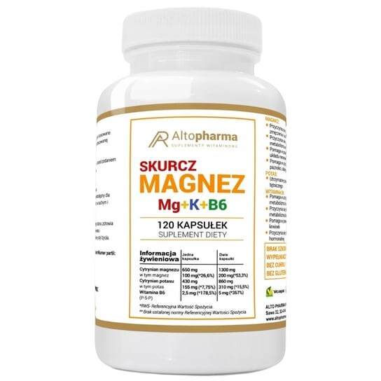 Сокращение Магний, Магний + Калий + Витамин В6, 120 капсул. Inna
Сокращение Магний, Магний + Калий + Витамин В6, 120 капсул. Inna