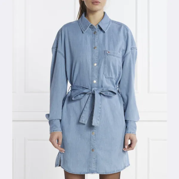 Платье с поясом Tommy Hilfiger, синий 
Платье с поясом Tommy Hilfiger, синий