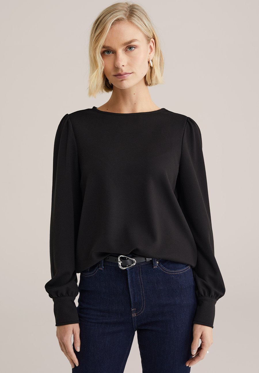 Топ WE Fashion Long sleeved top, Black
Топ WE Fashion Long sleeved top, Black