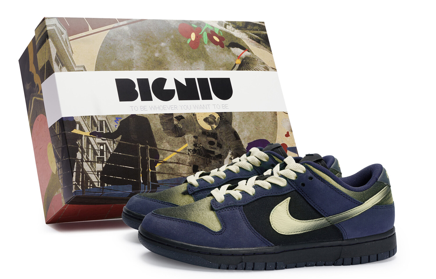 Кроссовки Nike Dunk Skateboarding Shoes Women's Low-top Beige, синий/черный/бежевый
Кроссовки Nike Dunk Skateboarding Shoes Women's Low-top Beige, синий/черный/бежевый