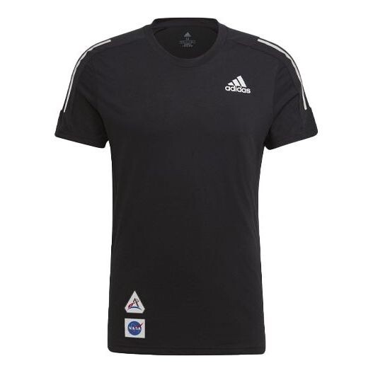 Футболка nasa светоотражающие полосы беговые спортивные с круглым вырезом с коротким рукавом Adidas, черный
Футболка nasa светоотражающие полосы беговые спортивные с круглым вырезом с коротким рукавом Adidas, черный