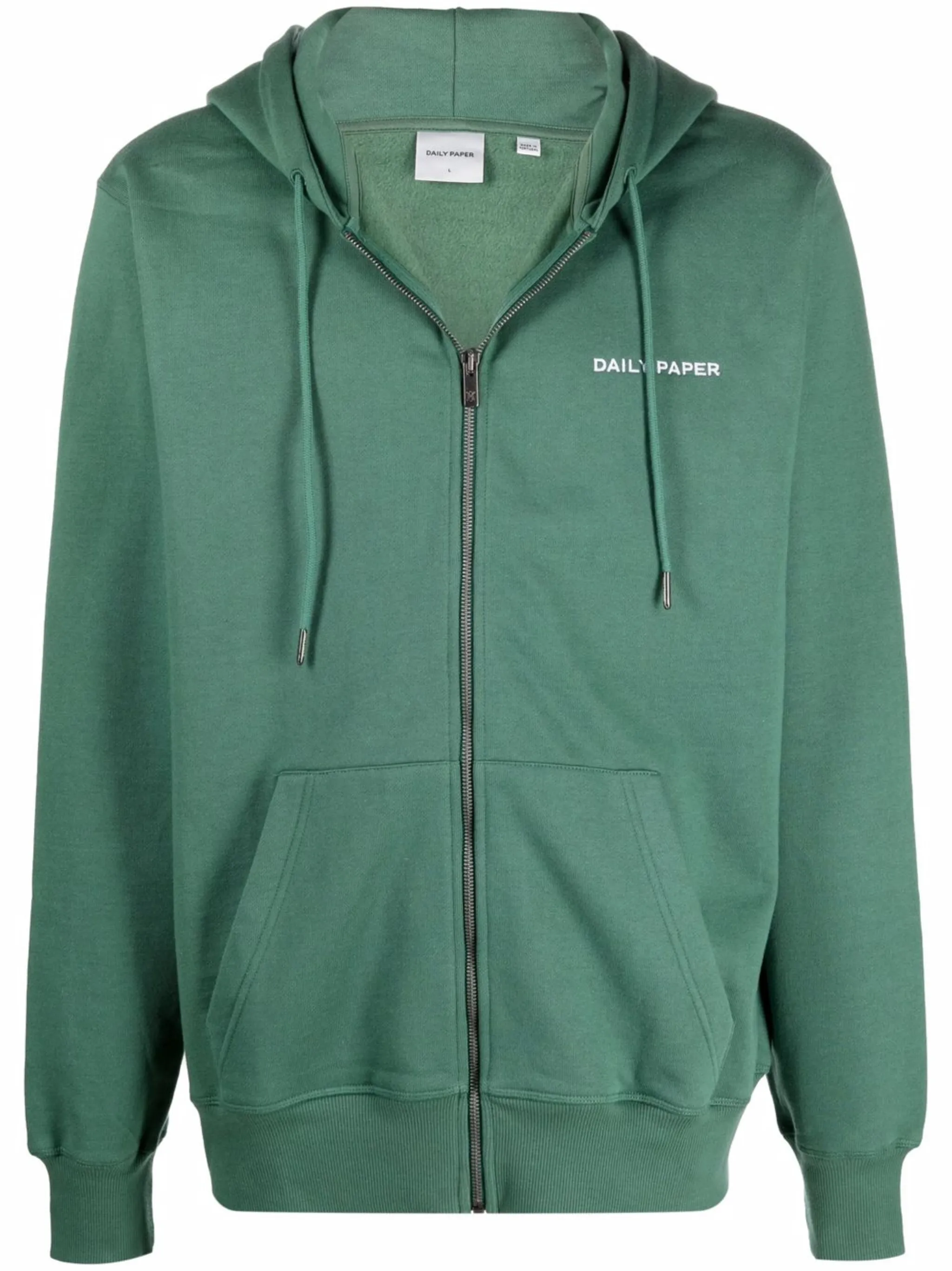 Худи на молнии с кулиской и логотипом Daily Paper, зеленый
Худи на молнии с кулиской и логотипом Daily Paper, зеленый