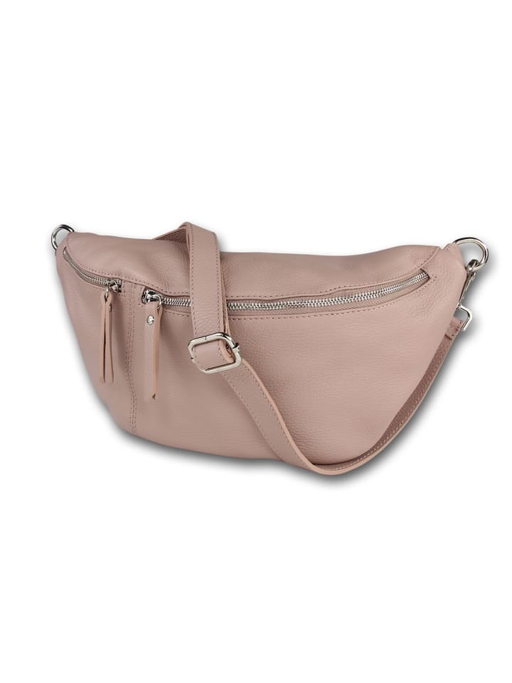 Кожаная поясная сумка Toscanto, розовая, примерно 37 см
Кожаная поясная сумка Toscanto, розовая, примерно 37 см