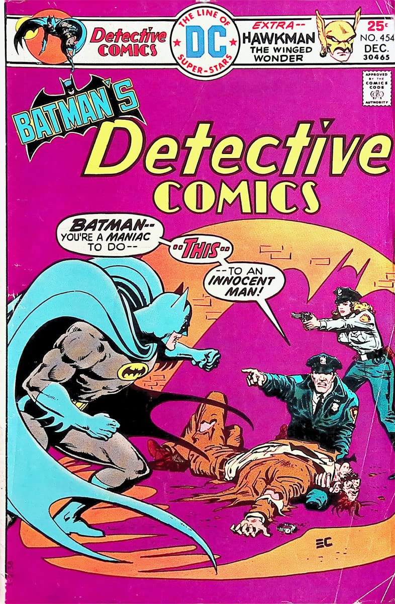 Batman's Detective Comics Vol. 39 No. 454 (#454), December, 1975 DC Comics (DC)
Batman's Detective Comics Vol. 39 No. 454 (#454), December, 1975 DC Comics (DC)