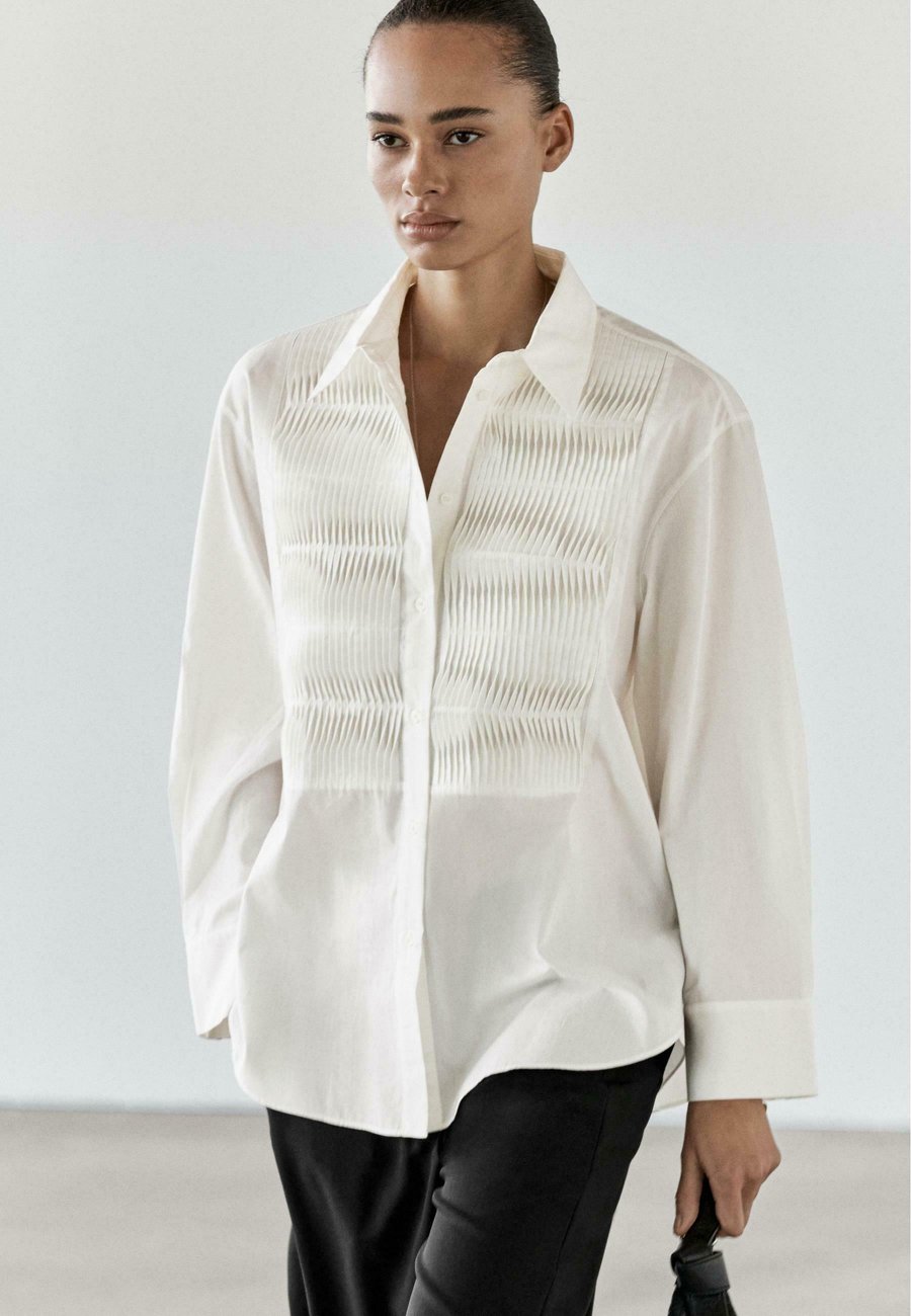 Блуза Massimo Dutti Button-down blouse, White
Блуза Massimo Dutti Button-down blouse, White