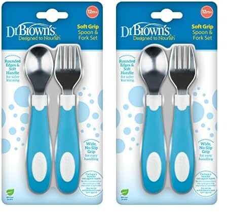 Набор ложек и вилок с мягкой ручкой Dr. Brown’s Designed to Nourish, синий и белый (2 шт. в упаковке) Dr. Brown's
Набор ложек и вилок с мягкой ручкой Dr. Brown’s Designed to Nourish, синий и белый (2 шт. в упаковке) Dr. Brown's