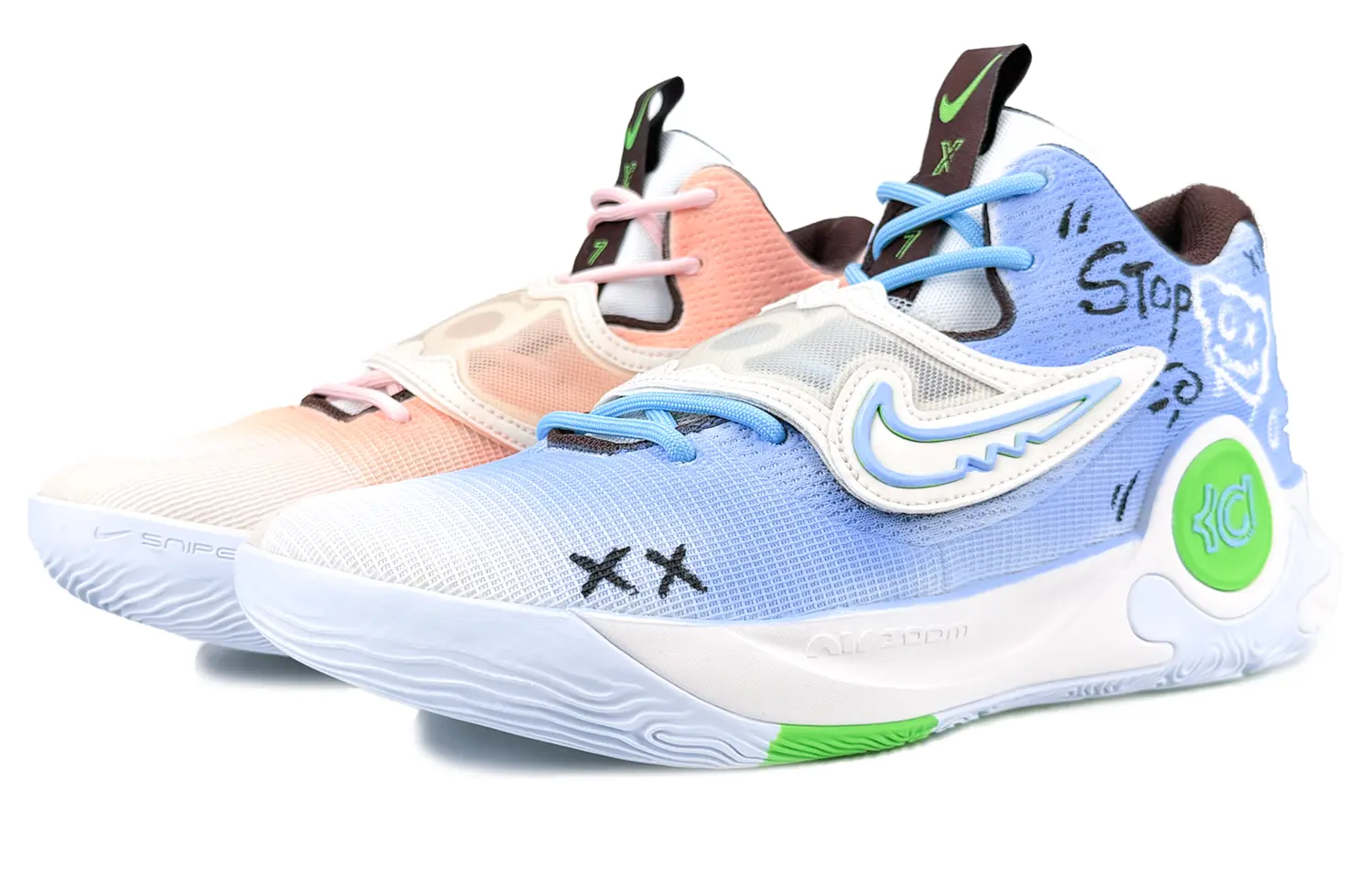 Nike Баскетбольные кроссовки KD Trey 5 X с низким верхом, устойчивые к истиранию, мужские, сине-розовые
Nike Баскетбольные кроссовки KD Trey 5 X с низким верхом, устойчивые к истиранию, мужские, сине-розовые