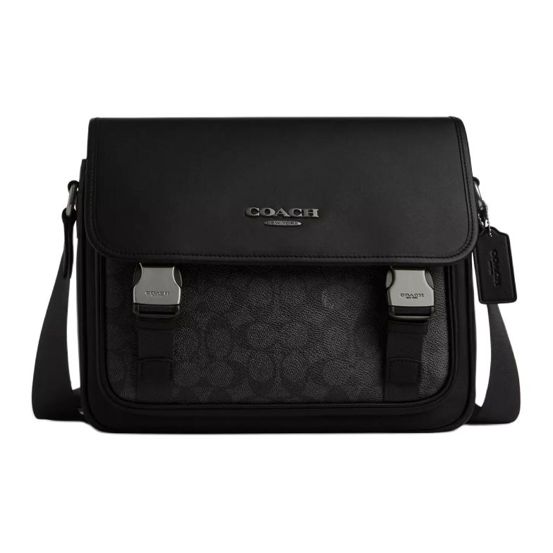 COACH Кожаный мессенджер из гладкой телячьей кожи с покрытием RACER
COACH Кожаный мессенджер из гладкой телячьей кожи с покрытием RACER