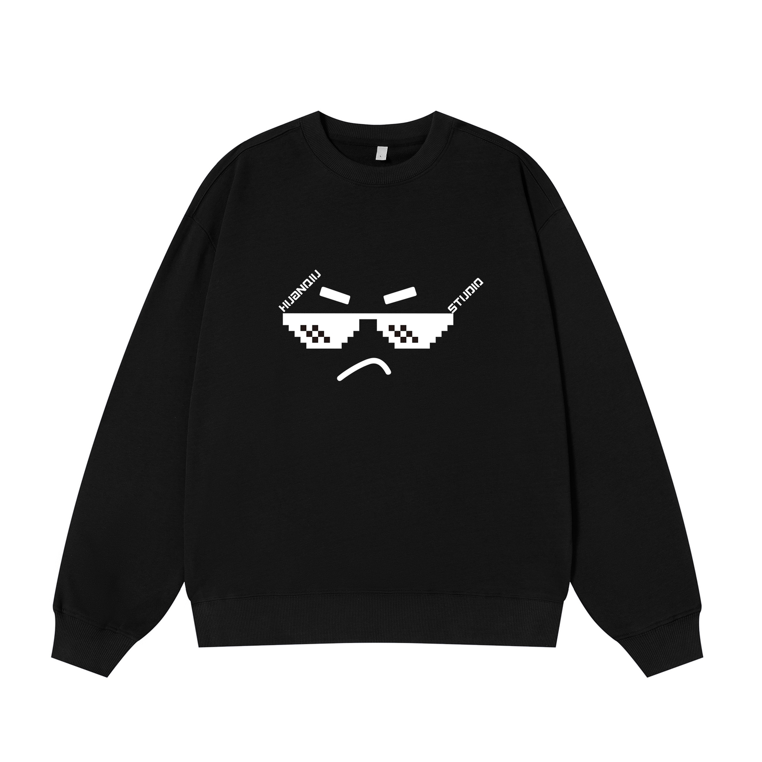 Свитшот с круглым вырезом Unisex HUANQIU, черный (fleece-lined)
Свитшот с круглым вырезом Unisex HUANQIU, черный (fleece-lined)